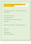 OTL Practice Exam A Questions and  answers&comma; rated A&plus;&sol; &lbrack;Exam Prediction paper Updated 2024&sol;25&rsqb;