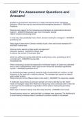 C207 Pre-Assessment Questions and Answers&excl;