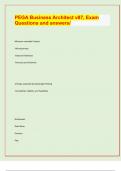 PEGA Business Architect v87&comma; Exam  Questions and answers&sol;&sol; &lbrack;Exam Prediction paper Updated 2024&sol;25&rsqb;