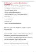 C233 Employment Law Notes &lpar;Latest Update 2024&rpar;RATED A&plus;&period;
