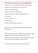 C233 Employment Law Notes &lpar;Latest Update 2024&rpar;&period;