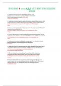 OB HESI EXAMS 1 version 1&comma;2&comma;3 LATEST UPDATE DETAILED SOLUTIONS WITH NGN 1&period; A postpartum patient who has had a vaginal birth asks the nurse&comma; &OpenCurlyDoubleQuote;I was wondering if my cervix will return to its previous shape before I had the baby&quest;&rdquo; Which is the best response 