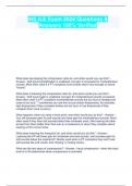 IHS ILE Exam 2024 Questions & Answers 100&percnt; Verified