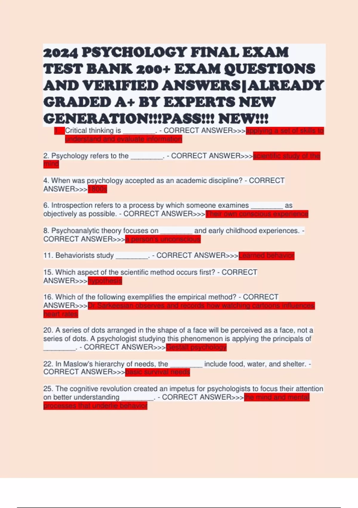 HESI DENTAL HYGIENE EXAM 2024 COMPLETE EXAM QUESTIONALREADY GRADED A+