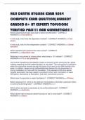 HESI DENTAL HYGIENE EXAM 2024 COMPLETE EXAM QUESTION&vert;ALREADY GRADED A&plus; BY EXPERTS TOPSCORE VERIFIED PASS&excl;&excl;&excl; NEW GENERATION&excl;&excl;&excl; 