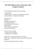 PSY 6635 Midterm &lpar;Part 2&rpar; Questions With Complete Solutions