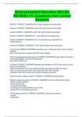 Gastrointestinal Disorders &lpar;NCLEX REVIEW&rpar; 111 Questions And Correct Answers