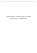 Leadership Roles & Management Functions in Nursing Theory and Application