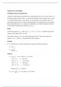 Arithmetic and geometric series