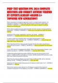 PREP TEST QUESTION PPL 2024 COMPLETE QUESTIONS AND CORRECT ANSWERS VERIFIED BY EXPERTS-ALREADY GRADED A&plus; TOPSCORE NEW GENERATION&excl;&excl;&excl;
