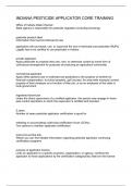 INDIANA PESTICIDE APPLICATOR CORE TRAINING