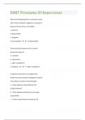 DSST Principles Of Supervision 77 Questions and Answers New Year Update 2024 Solved 100&percnt;