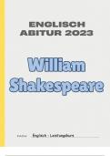 William Shakespeare (Abitur summary)