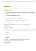  NSG6101 Week 3 QUIZ