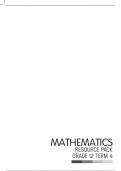Summary -  Mathematics Proofs For Exams