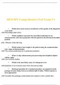HESI RN EXIT EXAM COMPREHENSIVE V1-2023 ACTUAL EXAM