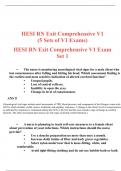 EXIT HESI EXAM Review QUESTIONS AND ANSWERS 2022/2023 