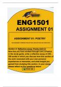 ENG1501 ASSIGNMENT 01 2024 ALL SECTIONS ANSWERED 