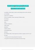 NASM weight loss specialist Exam Questions and Answers