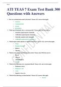 ATITEAS7 Exam Test Bank 300 Questions with Answers