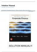 Solution Manual for Principles of Corporate Finance 14th Edition by Richard Brealey&comma; Stewart Myers&comma; Franklin Allen and Alex Edmans&vert;&vert;ISBN NO&colon;10&comma;1265074151&vert;&vert;ISBN NO&colon;13&comma;978-1265074159&vert;&vert;All Chapters&vert;&vert;Complete Guide A&plus;