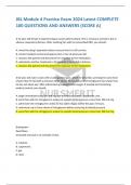 JBL Module 4 Practice Exam 2024 Latest COMPLETE 100 QUESTIONS AND ANSWERS &lpar;SCORE A&rpar;