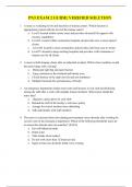 PN3 EXAM 2 GUIDE&vert; VERIFIED SOLUTION
