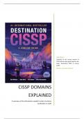 CISSP & CISM - Summary of the two domains based on the book: 'Destination CISSP: A Concise Guide'.
