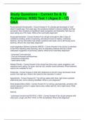 Study Questions - Current Dx & Tx Pediatrics&colon; N582 Test 1 &lpar;Ages 0 - 12&rpar; Q&A 