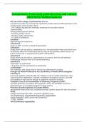 Jurisprudence Exam study guide Questions and Answers &lpar;2022&sol;2023&rpar; &lpar;Verified Answers&rpar;