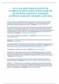 ATLS POST ENTRY EXAM WITH 100 QUESTIONS AND VERIFIED ANSWERS WHICH HAVE BEEN GRADED A 2023-2024