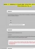BIOD 171 MODULE 6 EXAM NEW UPDATED 2023&sol;2024&lpar;ANSWERS PROVIDED&rpar;&sol;RATED A&plus; 