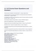 LI -LE Course Exam Questions and Answers (Graded A)