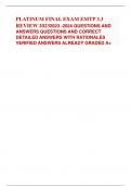 PLATINUM FINAL EXAM EMTP 3&period;3  REVIEW 20232023 -2024 QUESTIONS AND  ANSWERS QUESTIONS AND CORRECT 