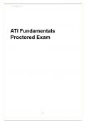 ATI Fundamentals Proctored Exam REVISED WITH QUESTIONS AND CORRECT ANSWERS GRADED A++