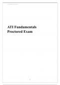 ATI Fundamentals Proctored Exam QUESTIONS AND CORRECT ANSWERS 2024/2025 
