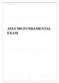 ATI CMS FUNDAMENTALS WITH QUESTIONS AND ANSWERS  GRADED A+ 2023/2024