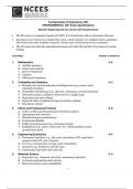 Fundamentals of Engineering (FE)  ENVIRONMENTAL CBT Exam Specifications