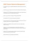 DSST Human Resource Management 254 &vert;practice exam study guide Questions And Answers&vert; Download To Pass