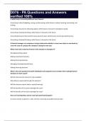 D076 - PA Questions and Answers verified 100&percnt;