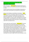 Technology and Society Unit One Test Questions And Answers 