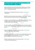 Clinical annual competency FMC Exam Questions and Answers Latest Update&comma;  RATED A&plus;&period;