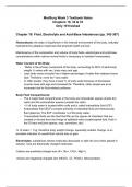 Medsurg Fluid and Electrolytes Textbook Notes