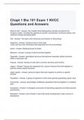 Chapt 2 Bio 101 Exam 1 NVCC Questions and Answers (Graded A)