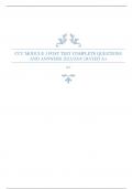 CCC MODULE 3 POST TEST COMPLETE QUESTIONS AND ANSWERS 2023&sol;2024 &vert; RATED A&plus;