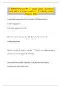FISDAP Paramedic Trauma Exam Questions with 100&percnt; Correct Answers &vert; Verified &vert; Latest Update 2024