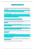 ITF Module 5 Review Test - Questions and Answers