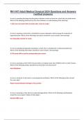 RN VATI Adult Medical Surgical 2024 Questions and Answers &lpar;verified answers&rpar; 