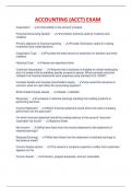 ACCOUNTING &lpar;ACCT&rpar; EXAM
