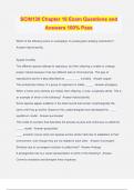 SCIN130 Chapter 16 Exam Questions and Answers 100&percnt; Pass